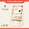 Multicolor Children’s 3-in-1 Art Easel with Paper Roll and Stand